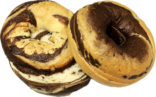 12 Pack marble bagels